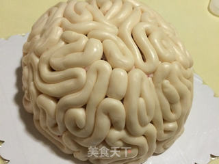 万圣节脑子蛋糕的做法步骤:7