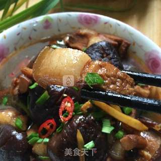 香菇红烧肉的做法步骤:7