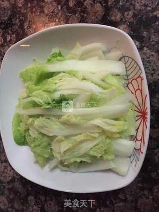 蚝油白菜心的做法步骤:5