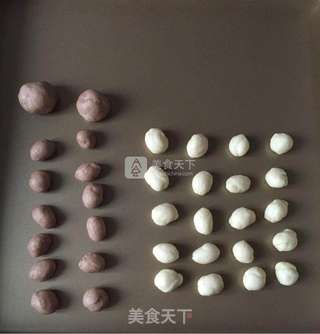 花生仁足球面包的做法步骤:8