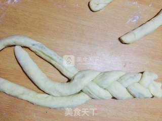 圣诞花环面包的做法步骤:6