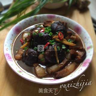 香菇红烧肉的做法步骤:8
