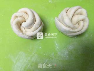 玫瑰花馒头的做法步骤:9