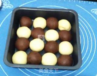 双色挤挤小熊面包的做法步骤:15