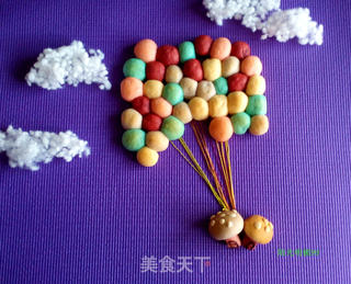 五彩气球面包的做法步骤:24