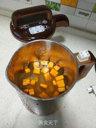 南瓜燕麦糊的做法步骤:3
