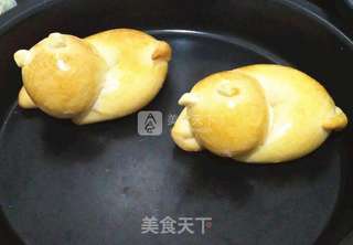 小懒猫椰蓉面包的做法步骤:20