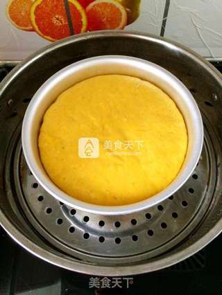 南瓜红枣发糕的做法步骤:3