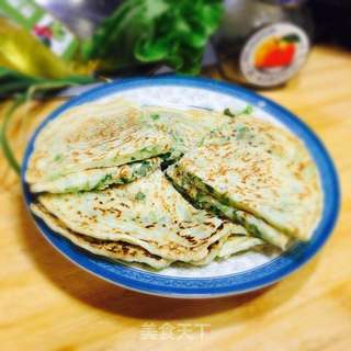 生菜鸡蛋饼的做法步骤:7