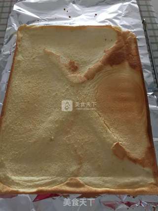 核桃果仁蛋糕卷的做法步骤:6