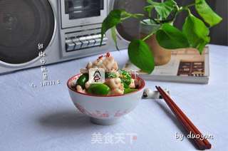甜椒炒鱿鱼的做法步骤:12