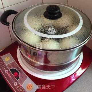 小熊豆沙包的做法步骤:12