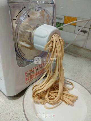 青菜丸子番茄莜面的做法步骤:5