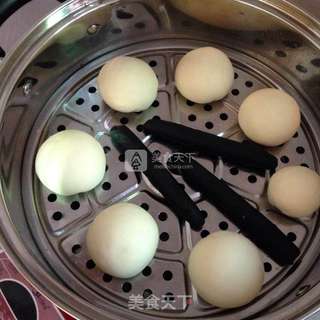 小熊豆沙包的做法步骤:6