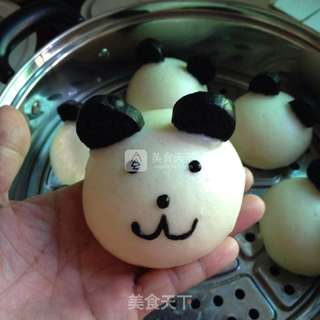 小熊豆沙包的做法步骤:20