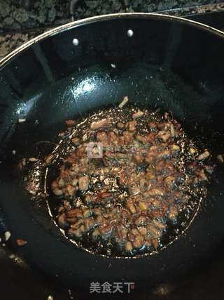 肉丁虎皮辣椒的做法步骤:6