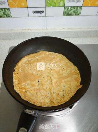 番茄鸡蛋莜面饼的做法步骤:6