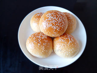 松软汉堡胚的做法步骤:13