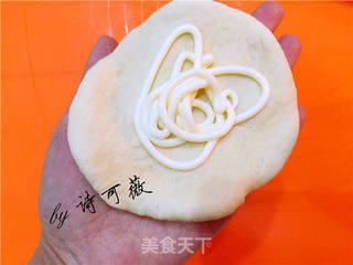 里外肉松面包的做法步骤:8