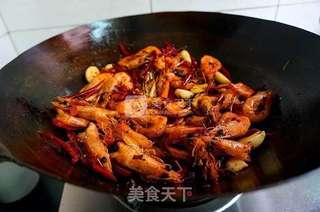 麻辣大虾的做法步骤:9