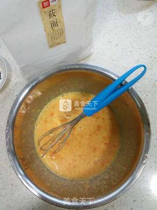 番茄鸡蛋莜面饼的做法步骤:2