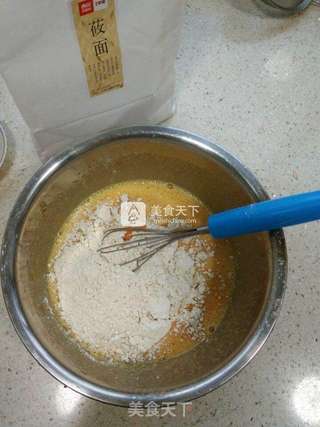 番茄鸡蛋莜面饼的做法步骤:3