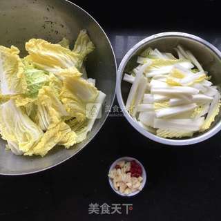 醋溜大白菜的做法步骤:3