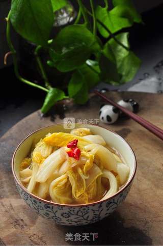 醋溜大白菜的做法步骤:11