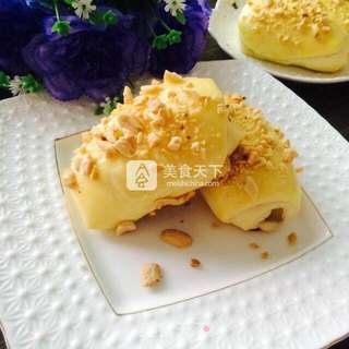 酥香果仁面包(有水果哦)的做法步骤:15