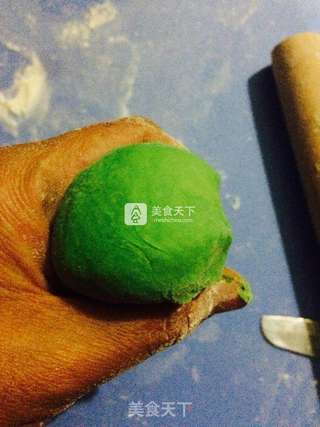 挤挤玫瑰花果仁面包的做法步骤:9