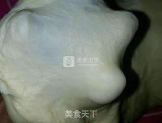 椰香绿豆馅餐包的做法步骤:7