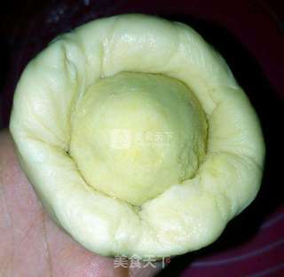椰香绿豆馅餐包的做法步骤:14