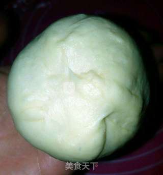 椰香绿豆馅餐包的做法步骤:15