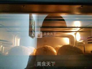 椰香绿豆馅餐包的做法步骤:19