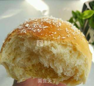椰香绿豆馅餐包的做法步骤:21