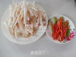 杏鲍菇炒肉丝的做法步骤:4