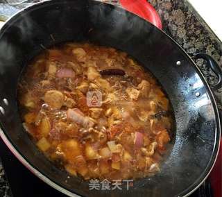 大盘鸡皮带面(简约版)的做法步骤:10