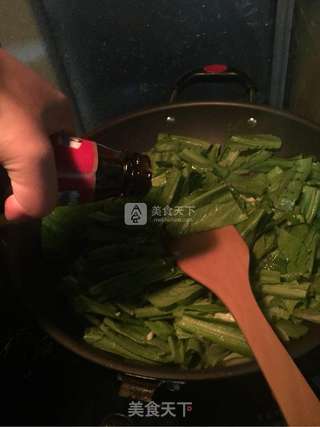 蒜蓉蚝油香麦的做法步骤:5