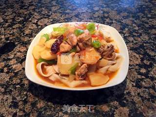 大盘鸡皮带面(简约版)的做法步骤:17