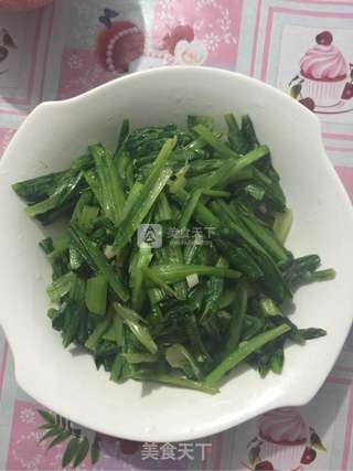 蒜蓉蚝油香麦的做法步骤:6