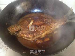 酱烧鳊鱼的做法步骤:9