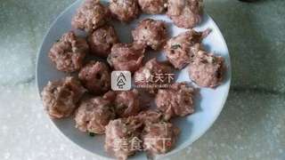 炸肉圆的做法步骤:5