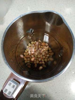 红豆花生浆的做法步骤:3