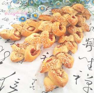 培根麦穗面包的做法步骤:25