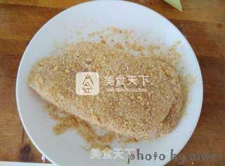 芝士爆浆鸡排的做法步骤:10