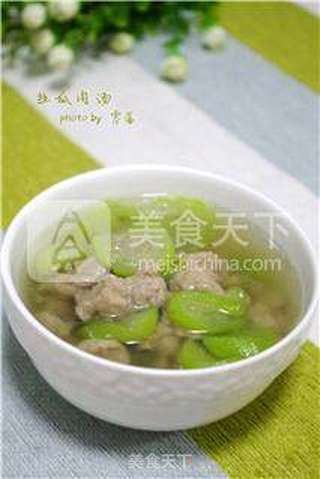 最爱那一口鲜美:丝瓜肉汤的做法步骤:9