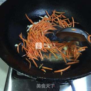 幸福炒三丝的做法步骤:6