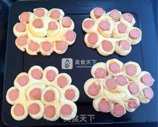 酸奶火腿花式面包的做法步骤:14