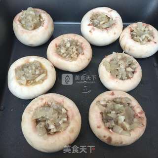 芝士焗口蘑的做法步骤:11