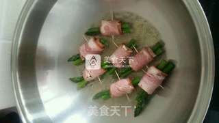 芝士培根绿芦笋的做法步骤:5